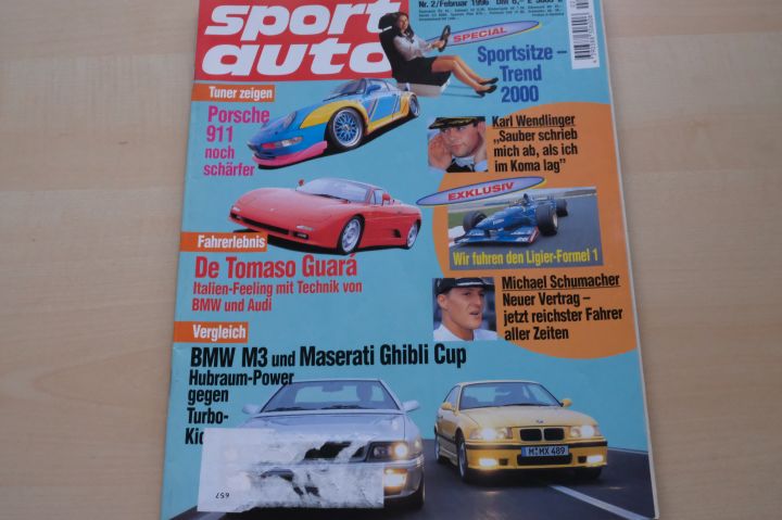 Deckblatt Sport Auto (02/1996)